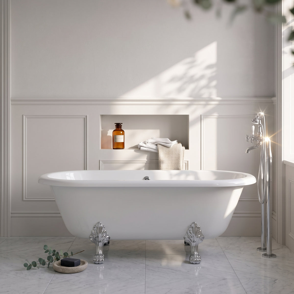 Fairford Bolsover 1500mm Freestanding Baths - Various Feet Options-Pride Feet