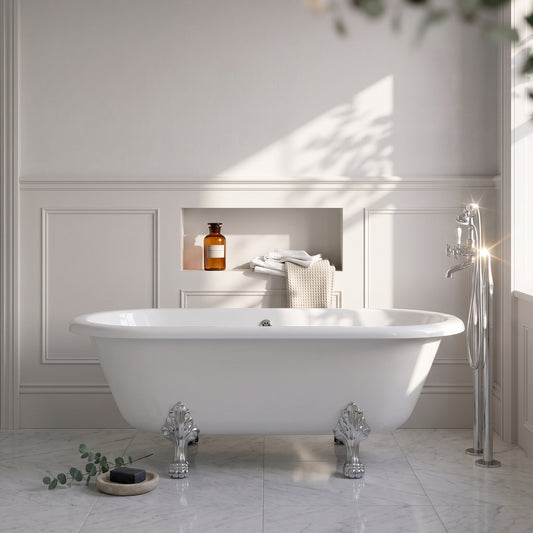 Fairford Bolsover 1500mm Freestanding Baths - Various Feet Options-Pride Feet