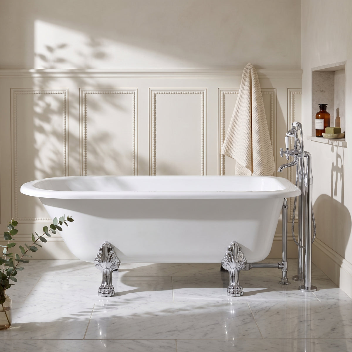 Fairford Kenilworth 1700mm Freestanding Baths - Various Feet Options-Pride Feet