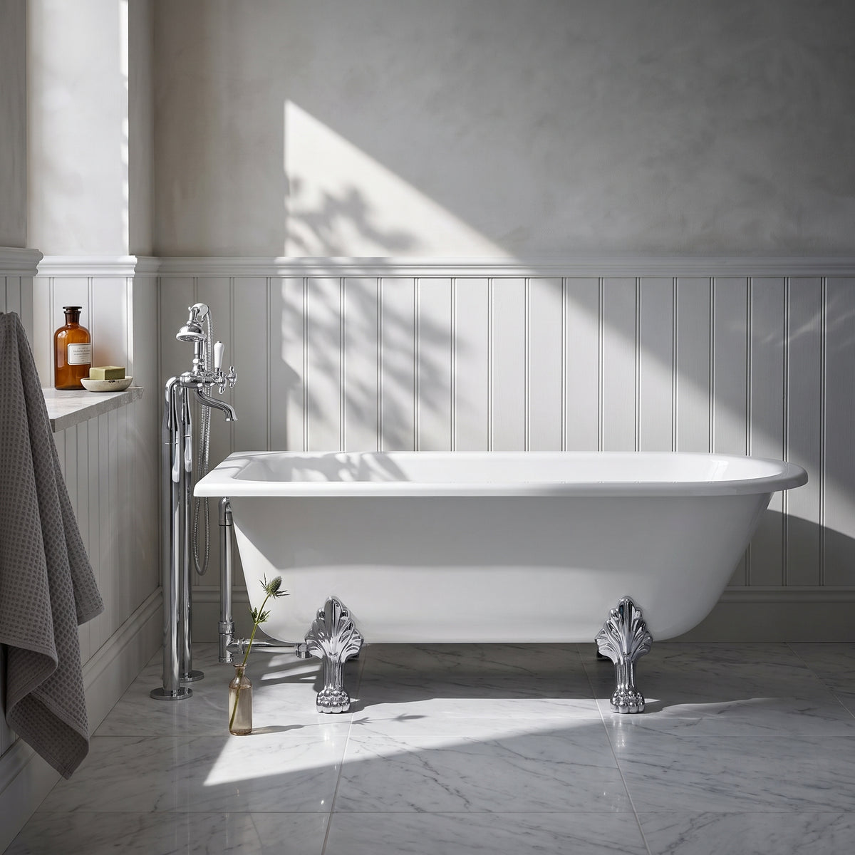 Fairford Middleham 1700mm Freestanding Baths - Various Feet Options-Pride Feet