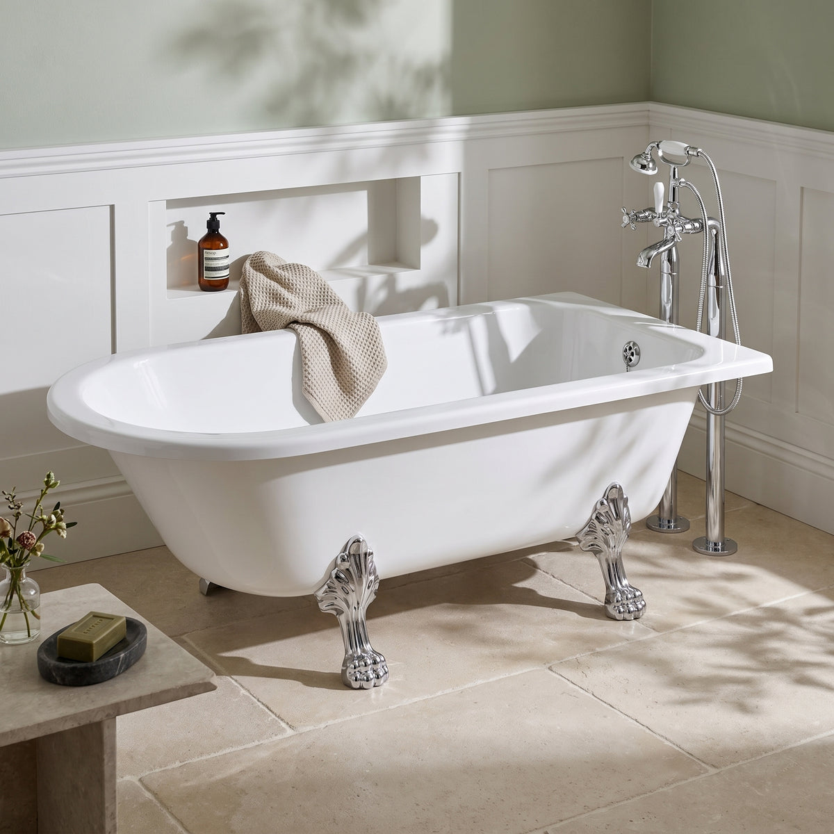Fairford Middleham 1700mm Freestanding Baths - Various Feet Options-Pride Feet