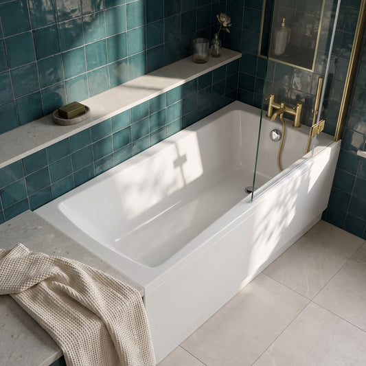 Fairford Dunsford Pro Reinforced 1700 x 700mm Single Ended Straight Bath