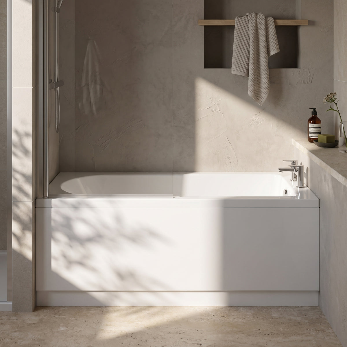 Fairford Novus Pro Reinforced 1700 x 700mm Single Ended Straight Bath