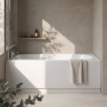 Fairford Novus Pro Reinforced 1700 x 750mm Single Ended Straight Bath