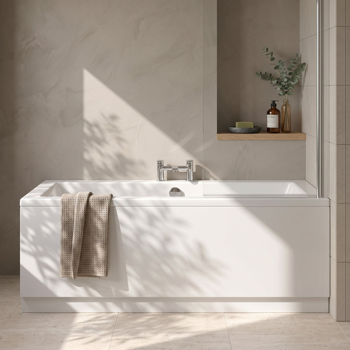 Fairford Onero Pro Reinforced 1700 x 700mm Double Ended Straight Bath
