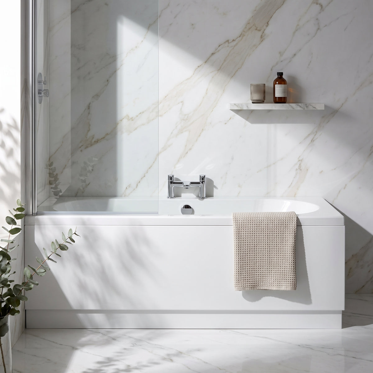 Fairford Ordo Pro Reinforced 1700 x 750mm Double Ended Straight Bath