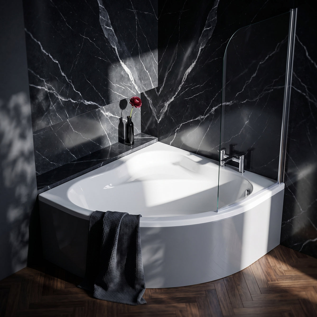 Fairford 1450 x 950mm LH Corner Bath