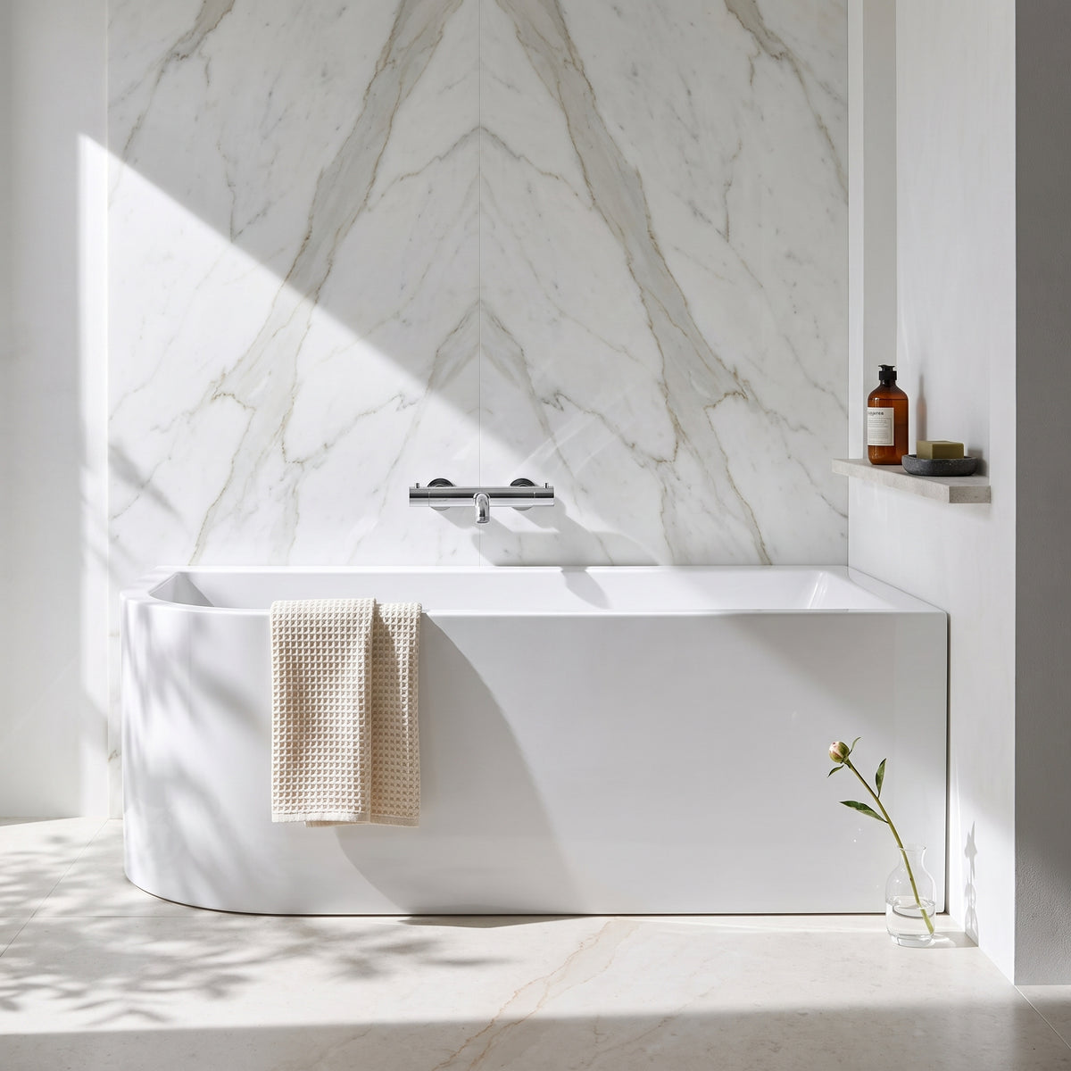 Fairford Reggio 1500 x 710 x 590mm Right Hand Corner Bath