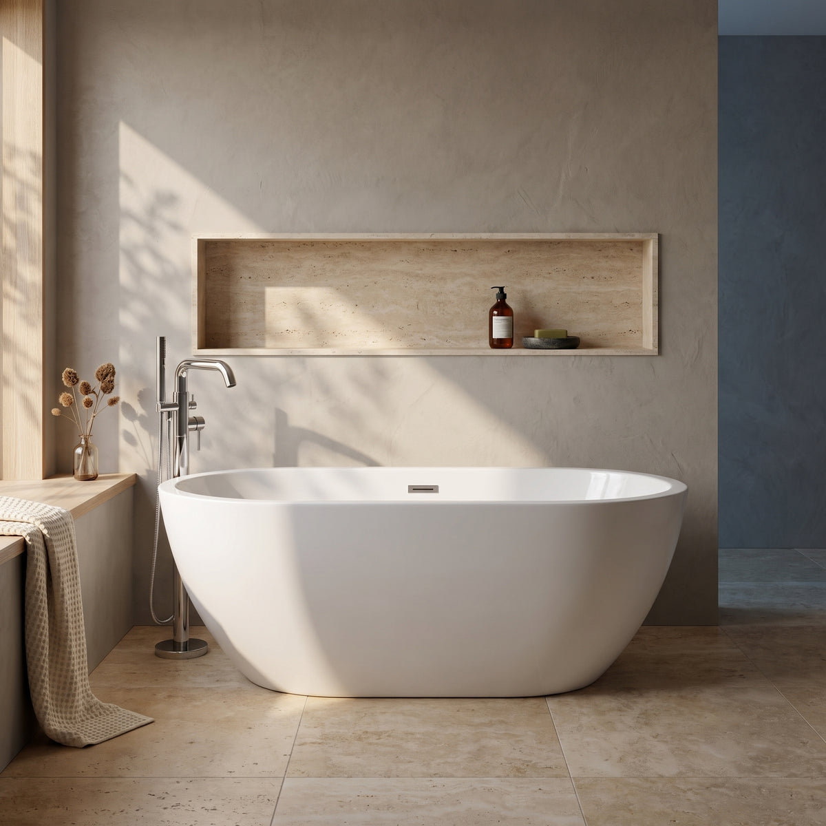 Fairford Palermo 1500 x 780 x 590mm Freestanding Bath