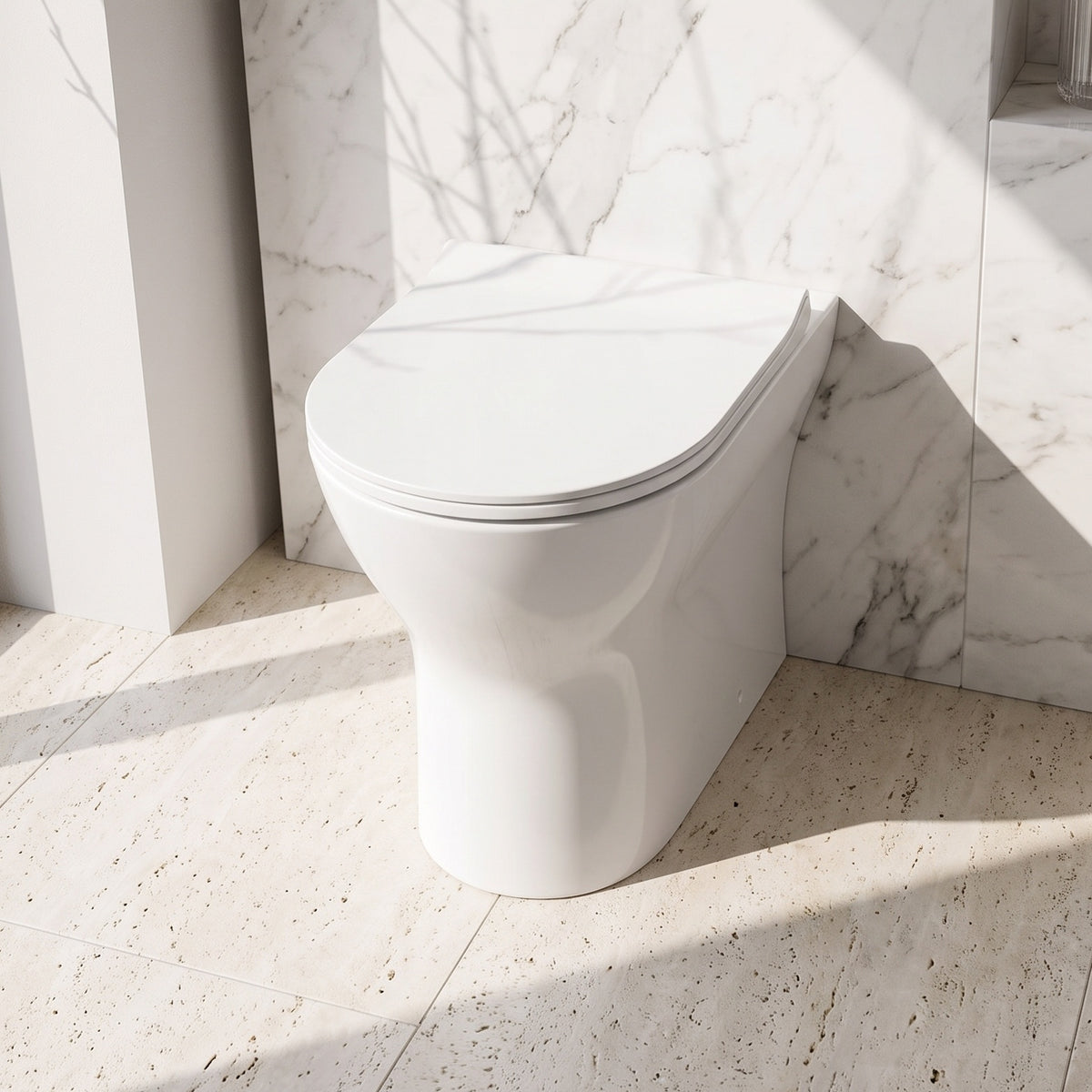 Fairford Sierra Back To Wall Toilet with Sandwich Seat