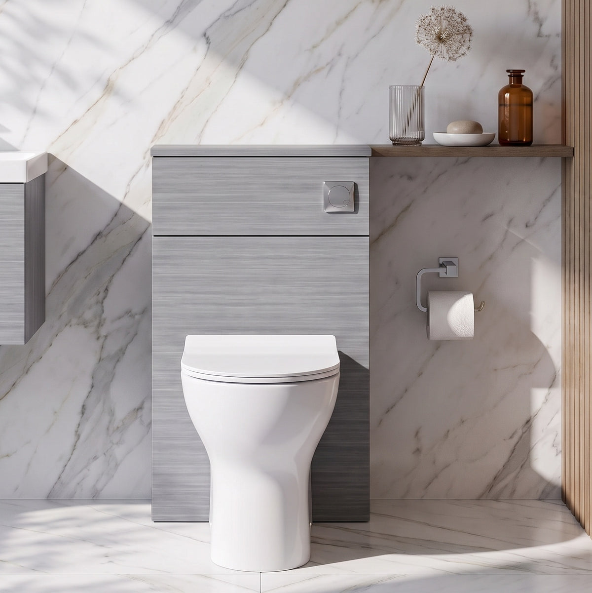 Fairford Aspri 2 500mm Anthracite WC Unit