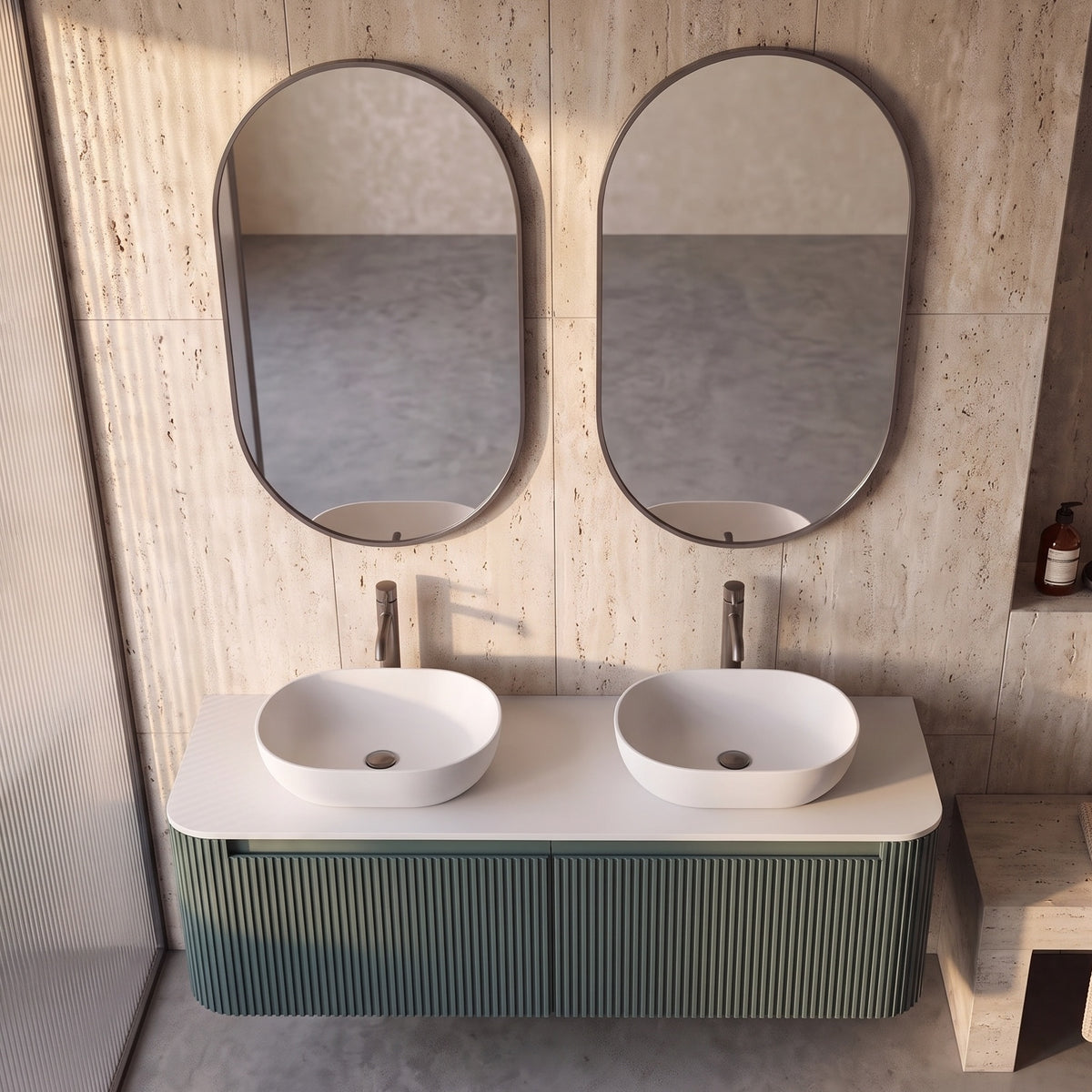 Fairford Velaro Gunmetal 500 x 800mm Mirror