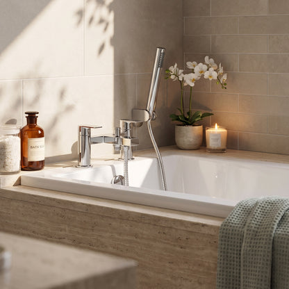 Fairford Loft Chrome Bath Shower Mixer