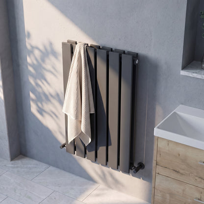 Fairford Bravo Anthracite Double Designer Radiator 600mm X 410mm
