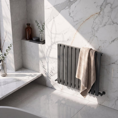 Fairford Bravo Anthracite Double Designer Radiator 600mm X 750mm