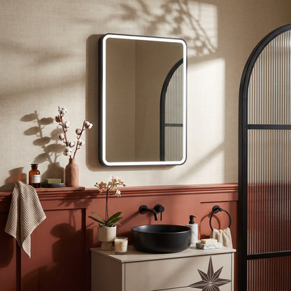 Fairford Storm 500 x 700mm LED Touch Sensor Mirror