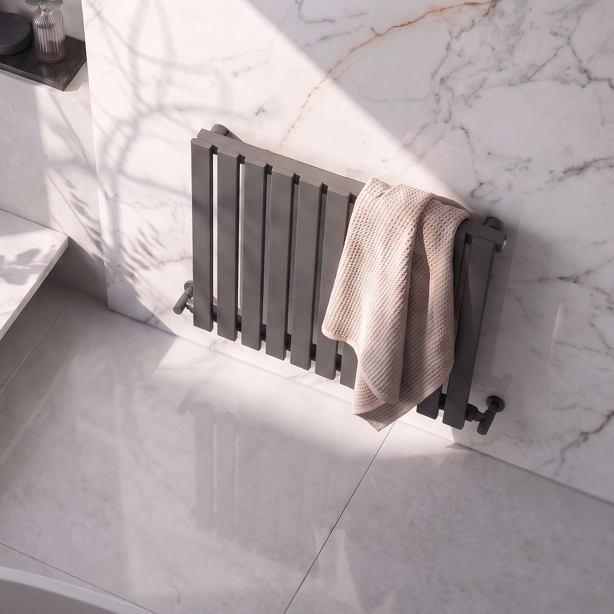 Fairford Bravo Anthracite Double Designer Radiator 600mm X 750mm