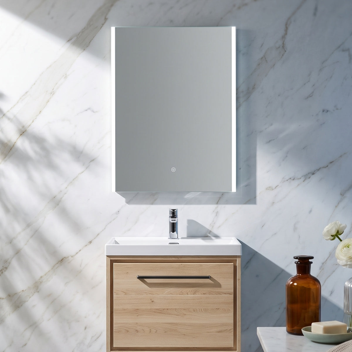 Fairford Ansel 500 x 700mm LED Touch Sensor Mirror
