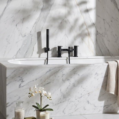 Fairford Loft Matt Black Bath Shower Mixer