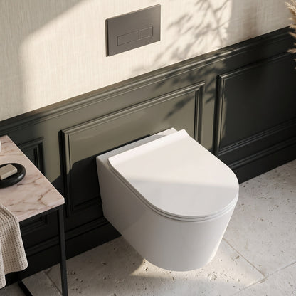 Fairford Sierra Wall Hung Toilet with Soft Close Seat
