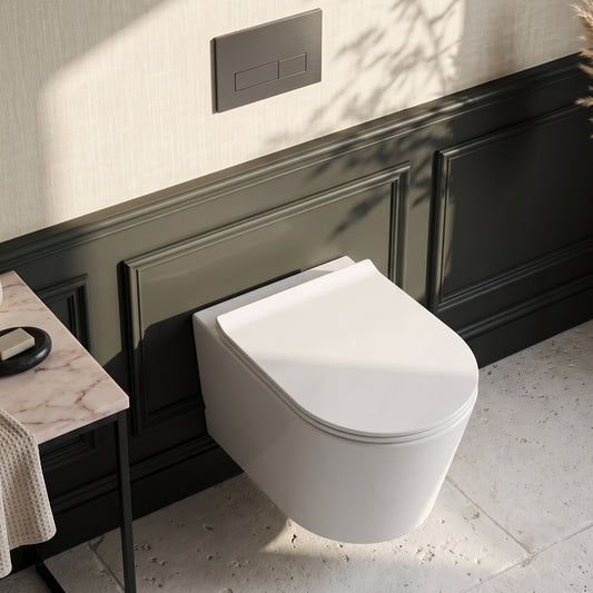 Fairford Sierra Wall Hung Toilet with Soft Close Seat