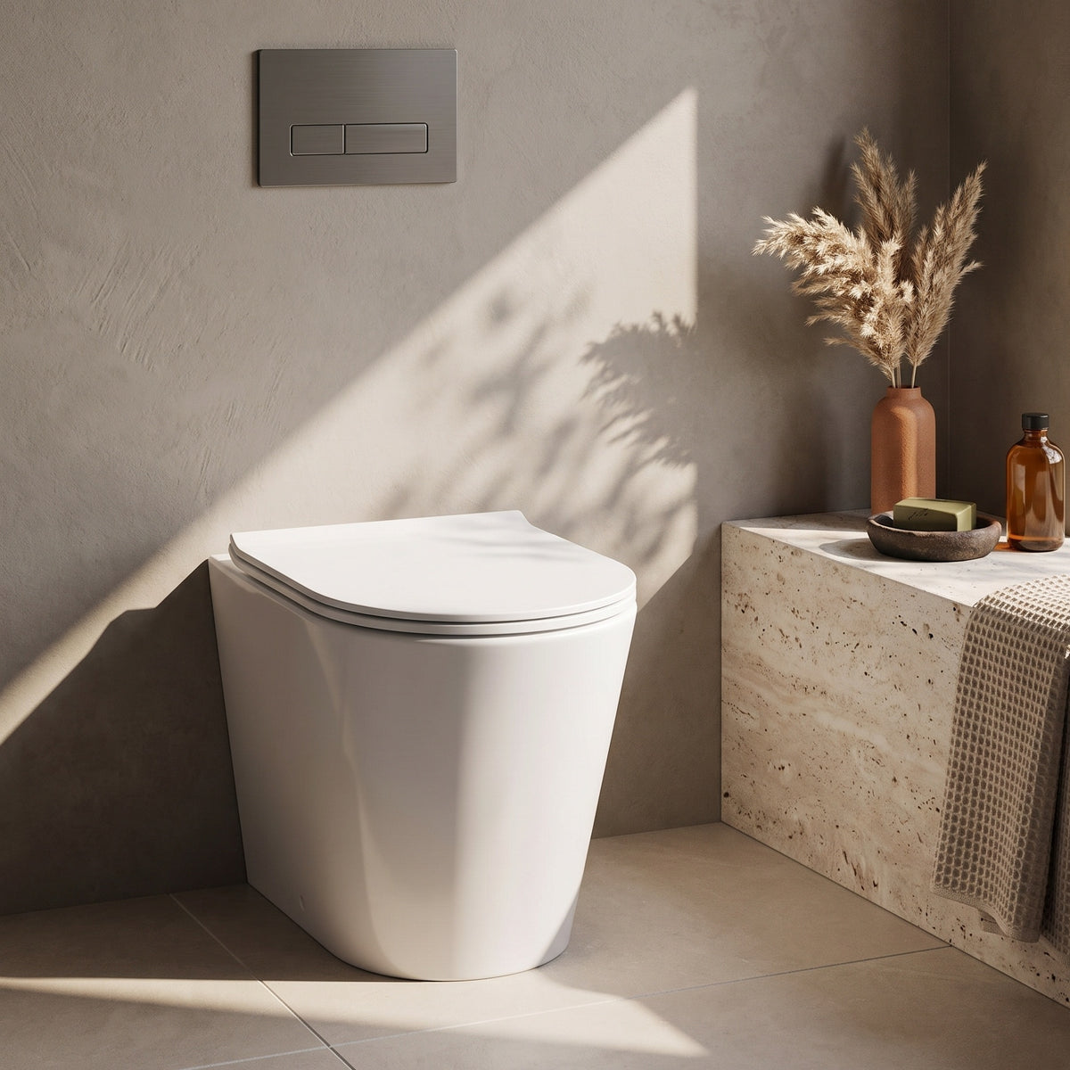 Fairford Handel Pro Back To Wall Toilet, Rimless