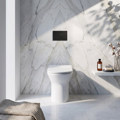 Fairford Paxton Rimless Back To Wall Toilet with Slim Soft Close Seat