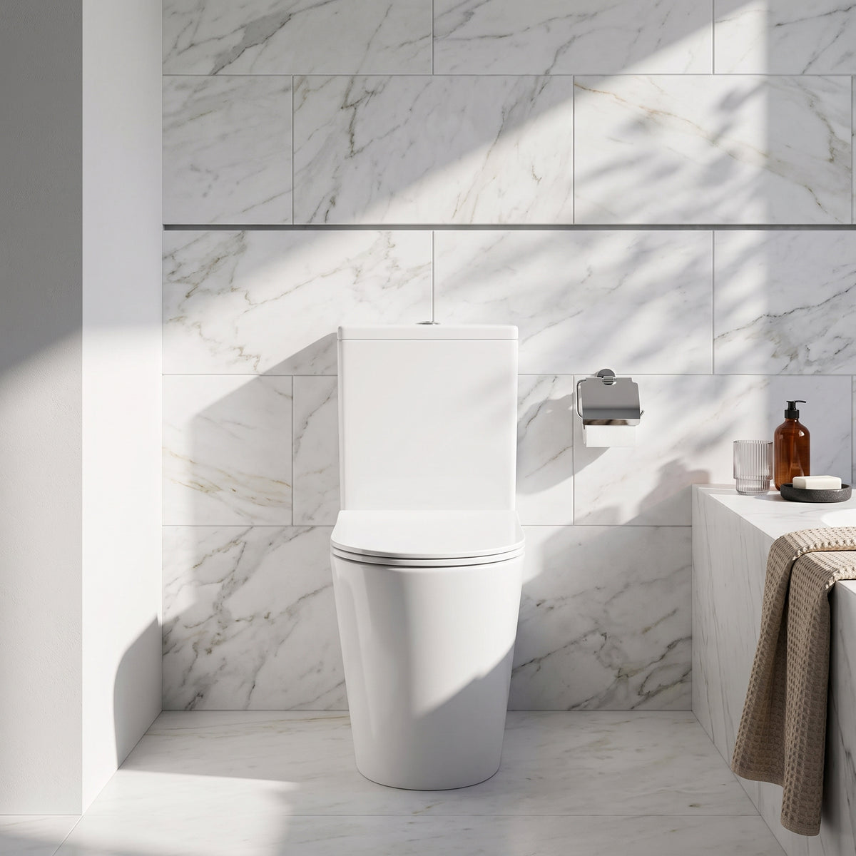 Fairford Handel Pro Close Coupled Toilet with Sandwich Seat