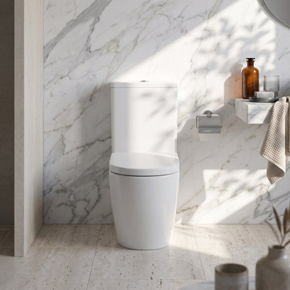 Fairford Handel Pro Comfort Height Close Coupled Rimless Toilet