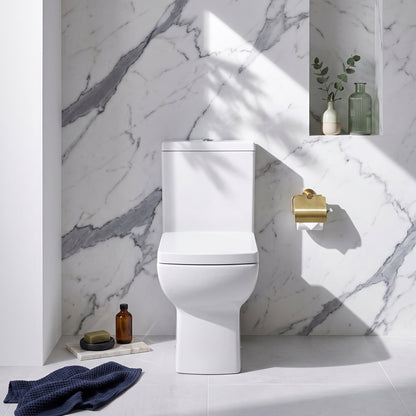Fairford Cressi Comfort Height Close Coupled Toilet with Soft Close Seat