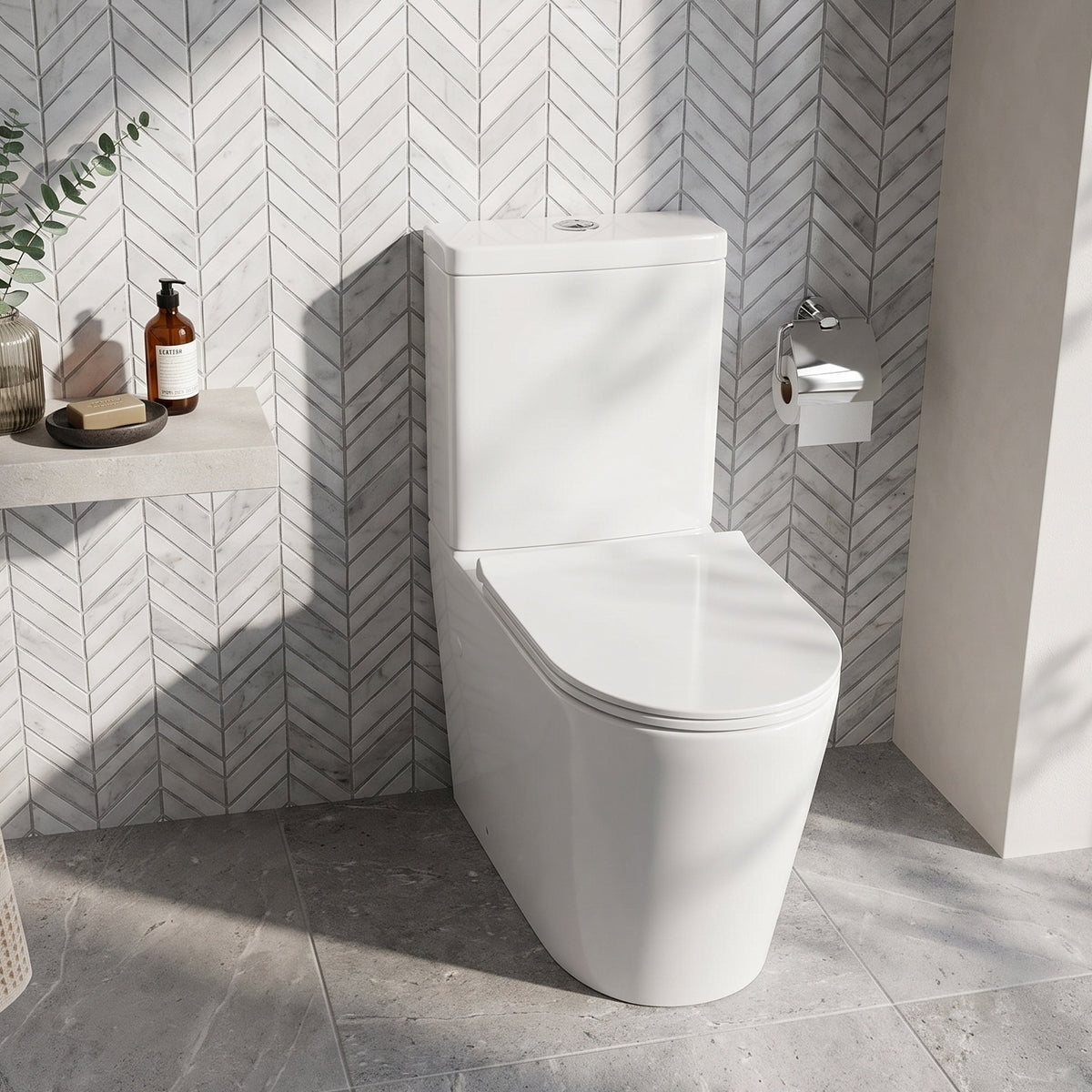 Fairford Handel Pro Close Coupled Toilet with Sandwich Seat