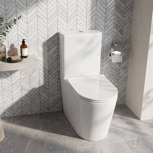 Fairford Handel Pro Close Coupled Toilet with Sandwich Seat