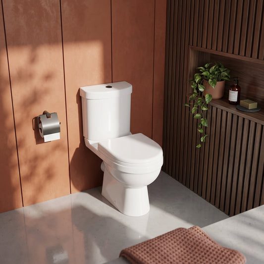 Fairford Hora Close Coupled Toilet with Soft Close Seat