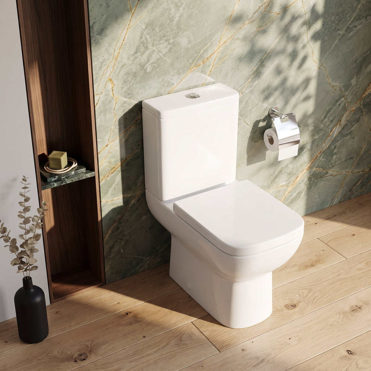 Fairford Roda Close Coupled Toilet with Soft Close Seat