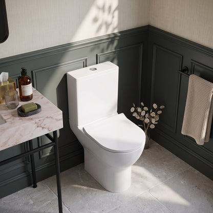 Fairford Sierra Close Coupled Toilet with Sandwich Seat