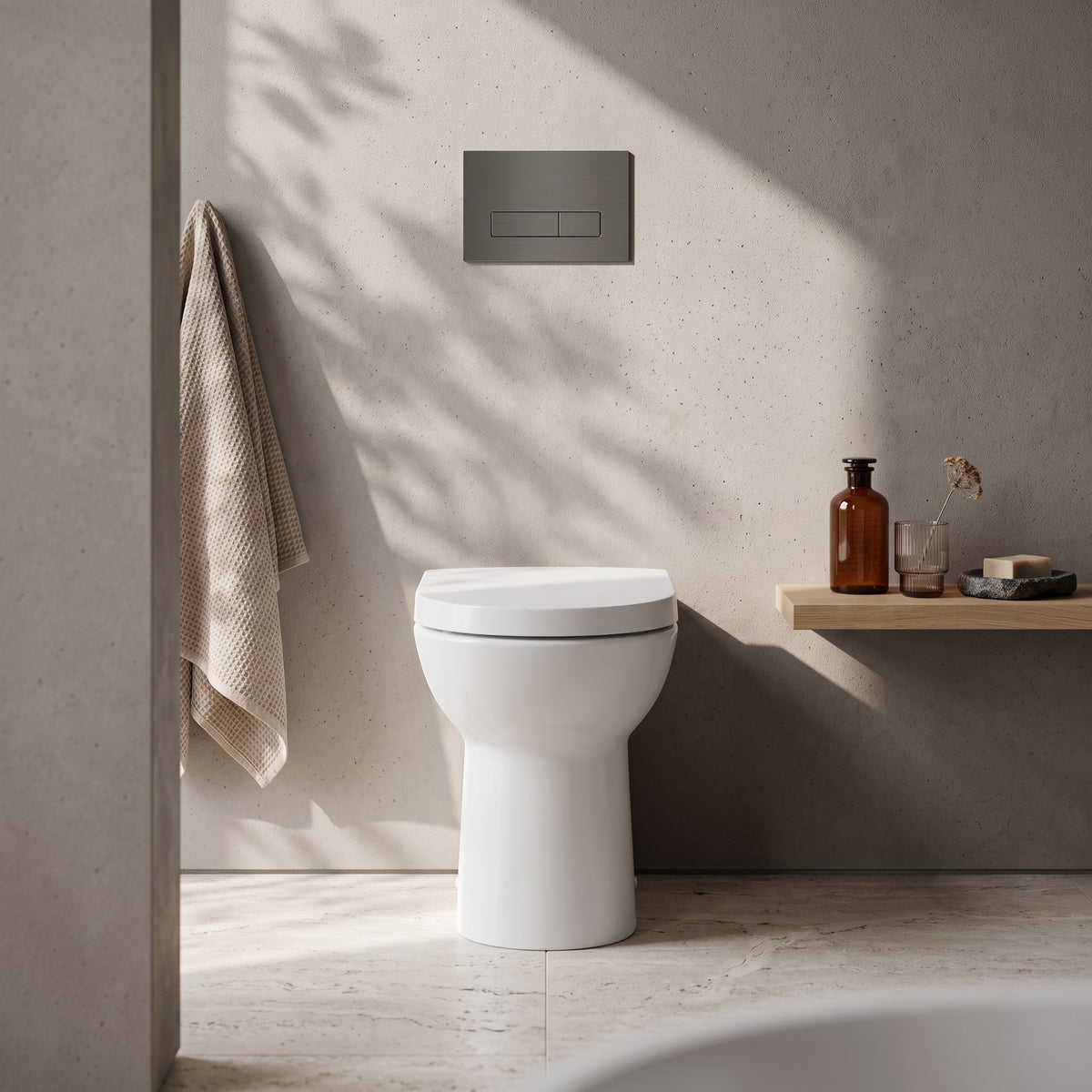 Fairford Kingsly Comfort Height Back To Wall Toilet with Soft Close Seat
