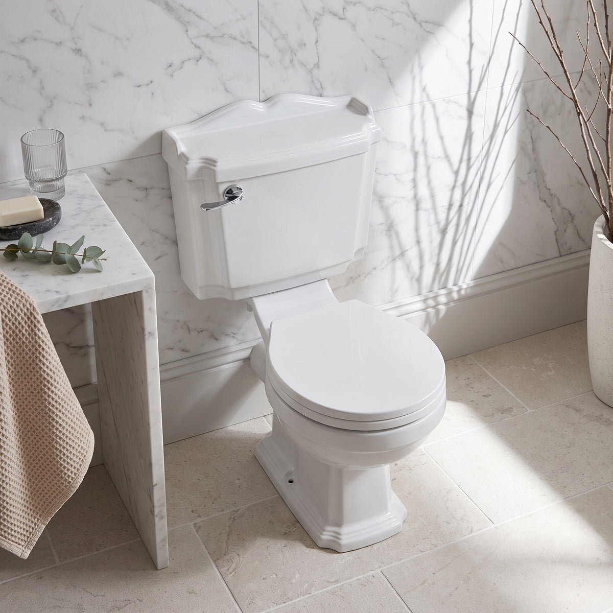Fairford Winchester Close Coupled Toilet with Soft Close Seat