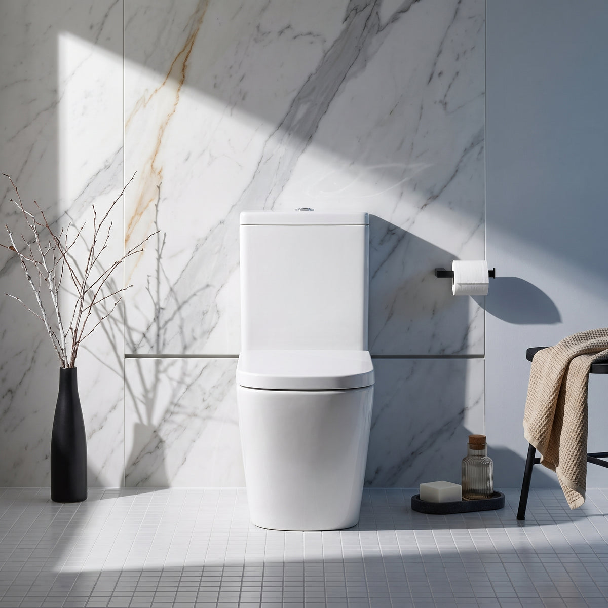 Fairford Loren Pro Close Coupled Toilet with Wrapover Seat