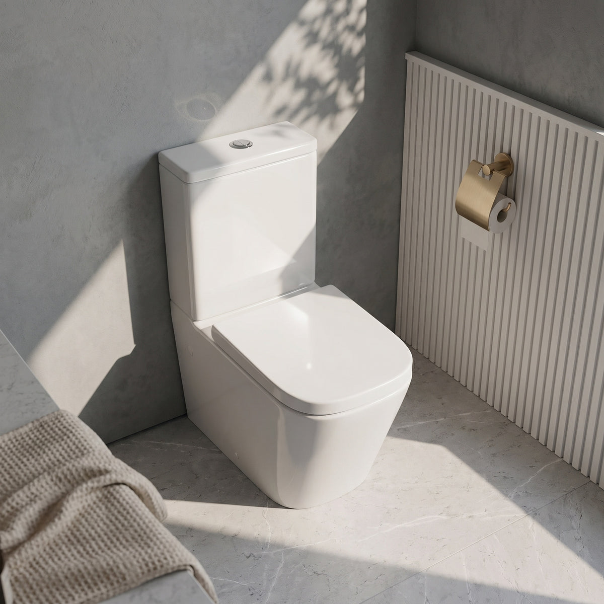 Fairford Loren Pro Close Coupled Toilet with Wrapover Seat