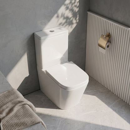 Fairford Loren Pro Close Coupled Toilet with Wrapover Seat