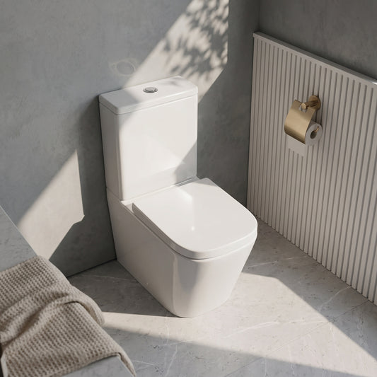 Fairford Loren Pro Close Coupled Toilet with Wrapover Seat
