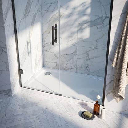 Fairford 1000 X 700mm Rectangular Shower Tray, Corner Waste