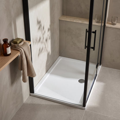 Fairford 1000 x 700mm Antislip Rectangular Shower Tray