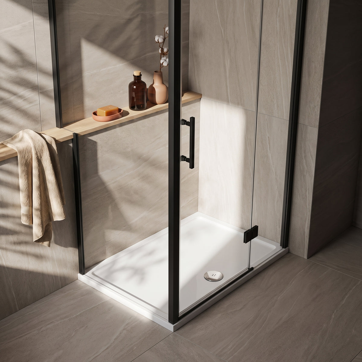 Fairford 1200 X 760mm Rectangular Shower Tray