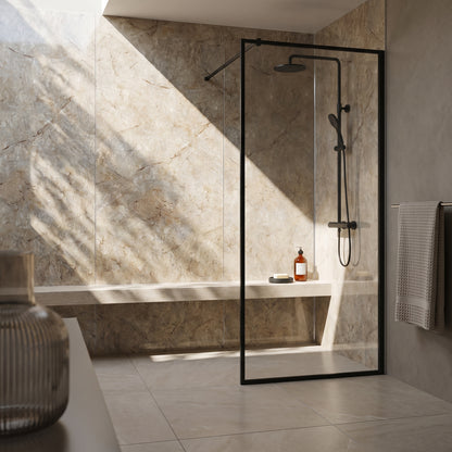 Hydraset Antique Marble Gloss 1200 x 2400 Square Edge Wall Panel