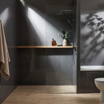 Hydraset Dark Linen Gloss 1200 x 2400 Setlock Wall Panel