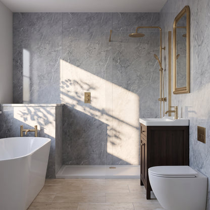 Hydraset Grey Bonito Square Edge 2400 x 1200