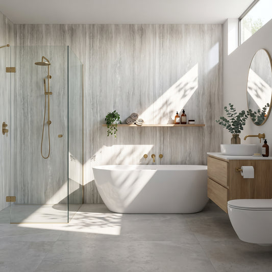 Hydraset Jupiter Silver Textured 1200 x 2400 Setlock Wall Panel