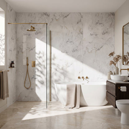 Hydraset Onyx Marble 1200 x 2400 Square Edge Wall Panel