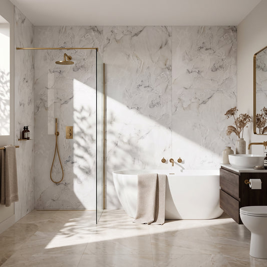 Hydraset Onyx Marble 1200 x 2400 Square Edge Wall Panel